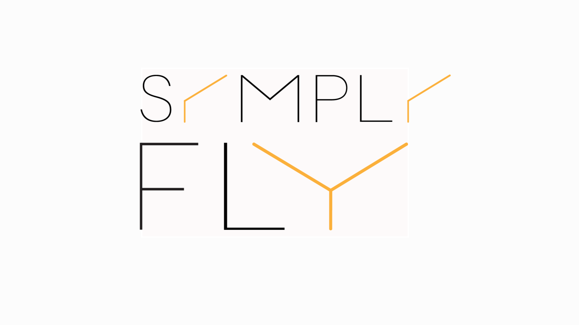 Animated logo for Simply Fly